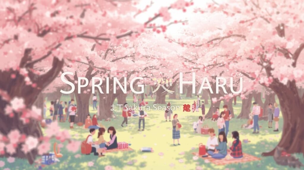 Spring (haru): Sakura Season in Japanese