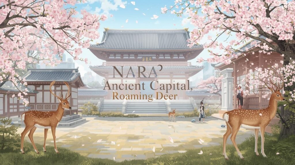 Nara – Ancient Capital, Roaming Deer