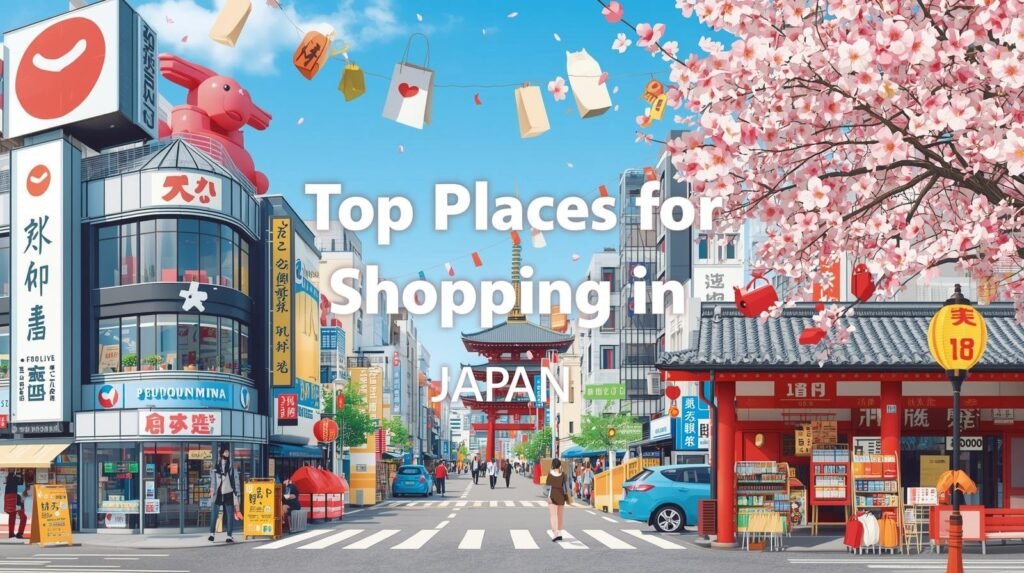 Top Places for Shopping in Japan